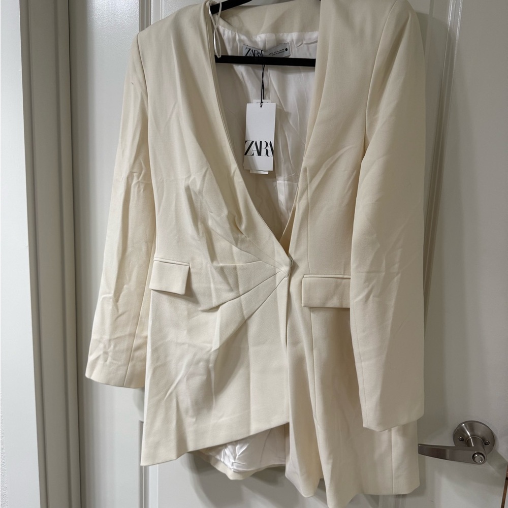 Zara Off-White Women's Blazer